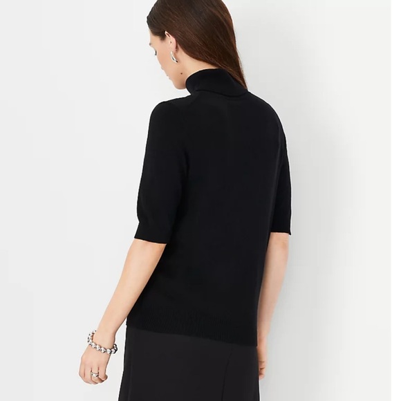 Ann Taylor turtleneck elbow sleeve sweaters w/ Ribbed neck, cuffs & hem XS - Picture 6 of 9